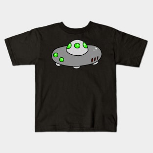 Silver UFO Kids T-Shirt